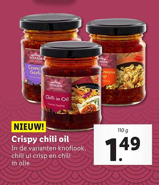 Crispy chili oil