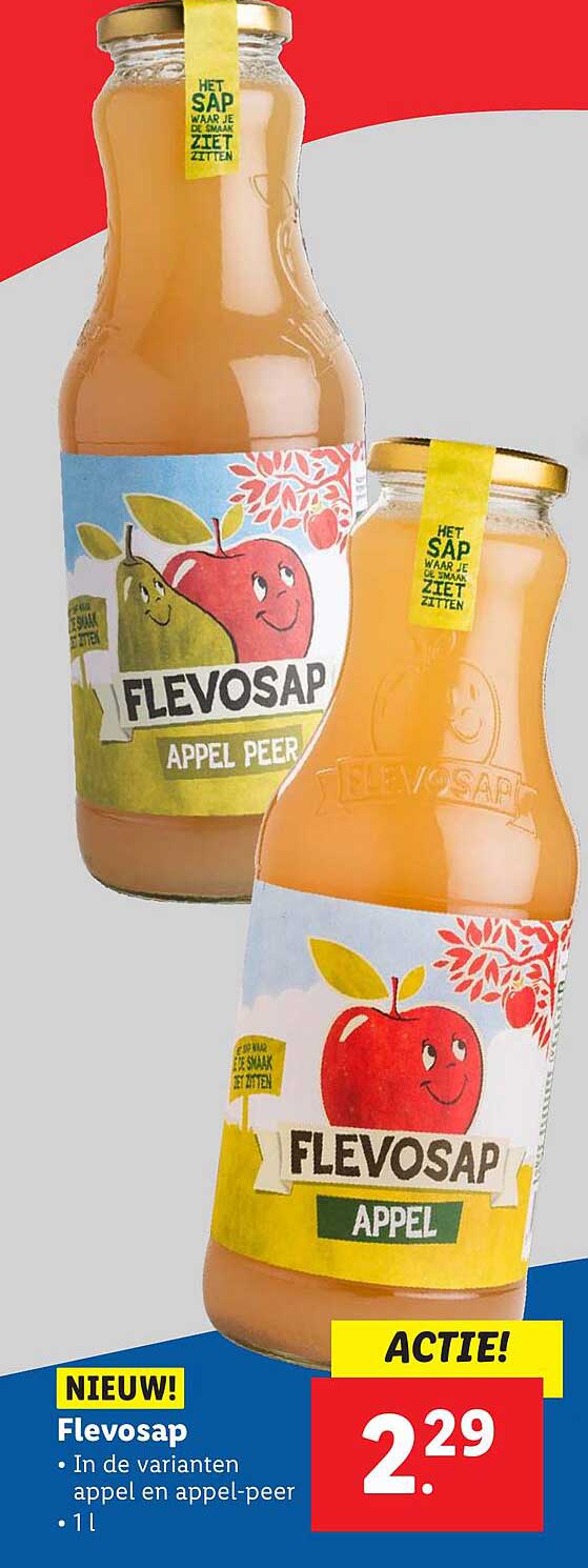 Flevosap Appel en Appel-Peer 1L