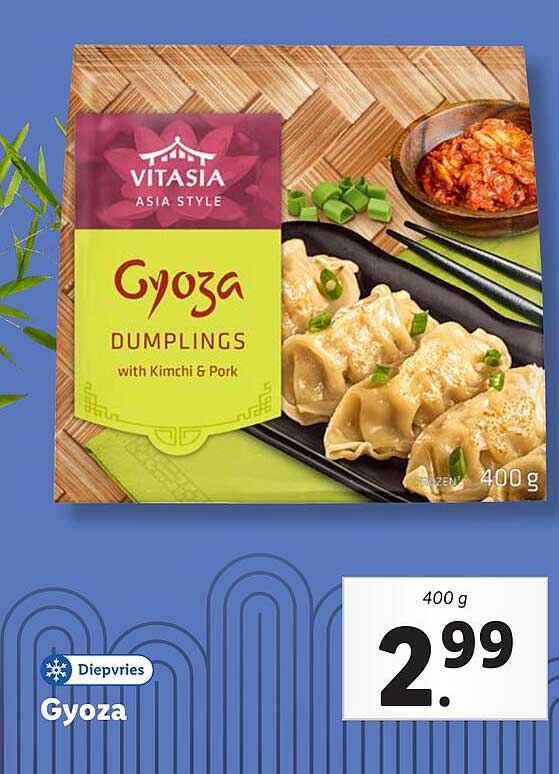Gyoza Dumplings with Kimchi & Pork