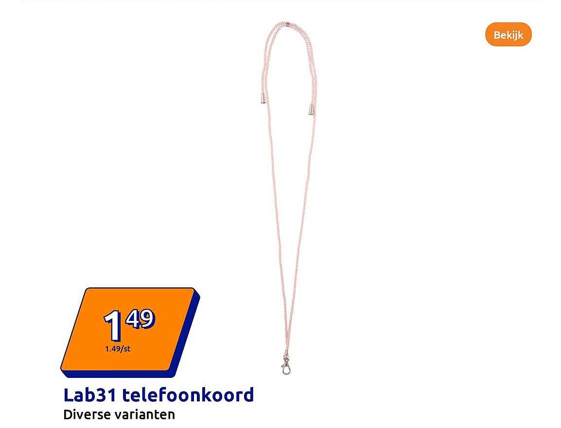 Lab31 telefoonkoord