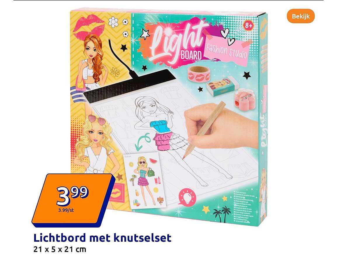Lichtbord met knutselset