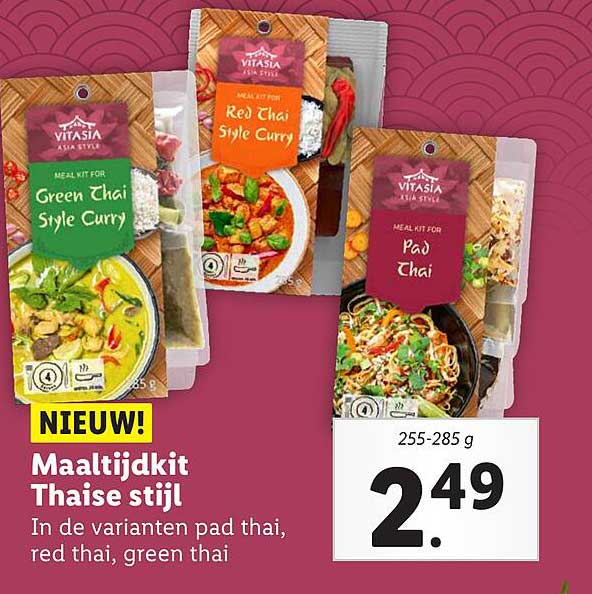 Maaltijdkit Thaise stijl