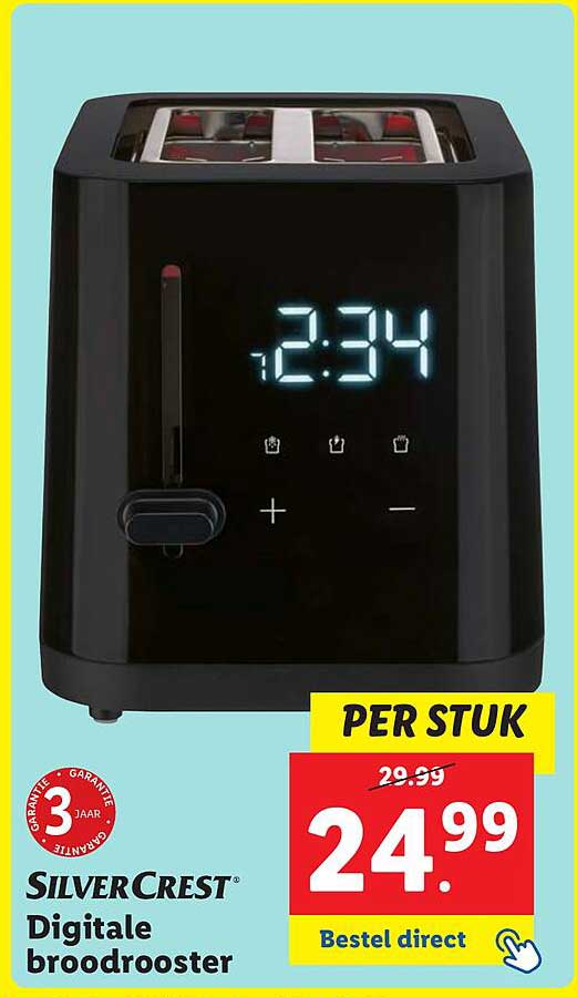 SilverCrest Digitale broodrooster
