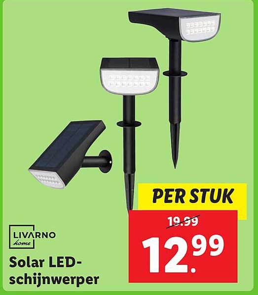 Solar LED-schijnwerper