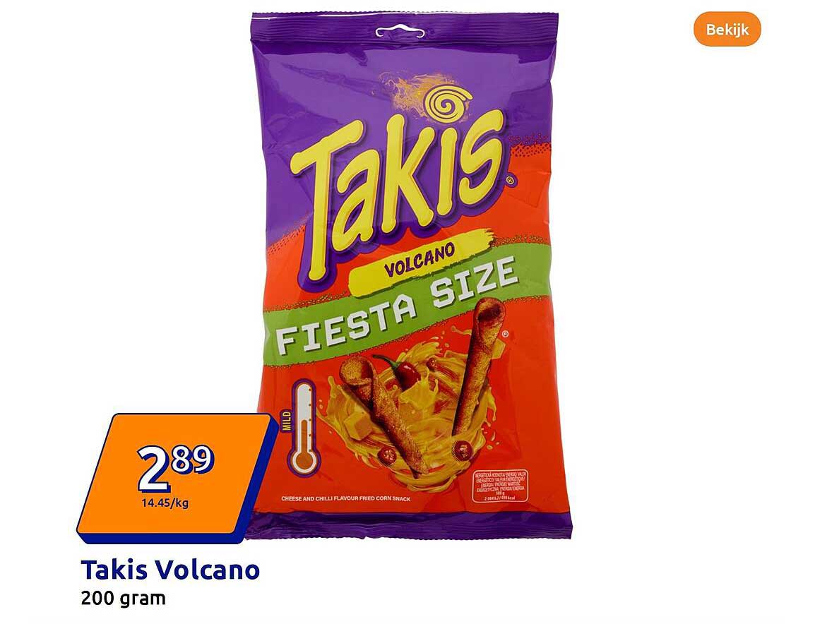 Takis Volcano Fiesta Size 200 gram