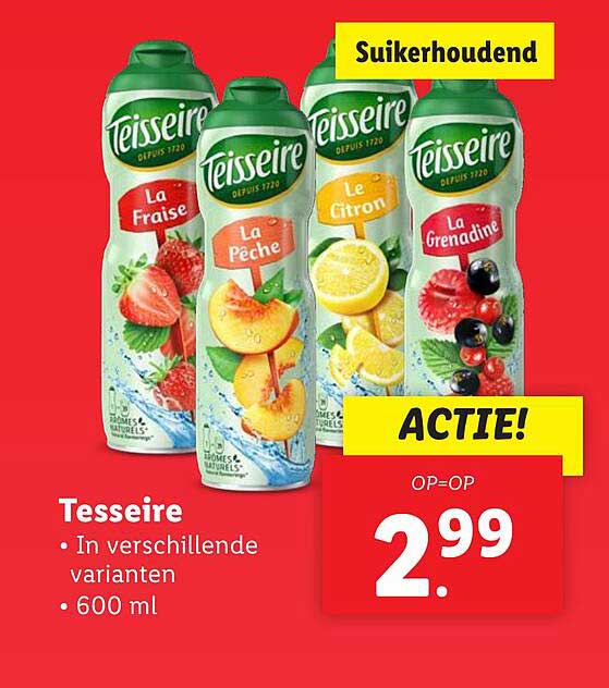 Tesseire - In verschillende varianten