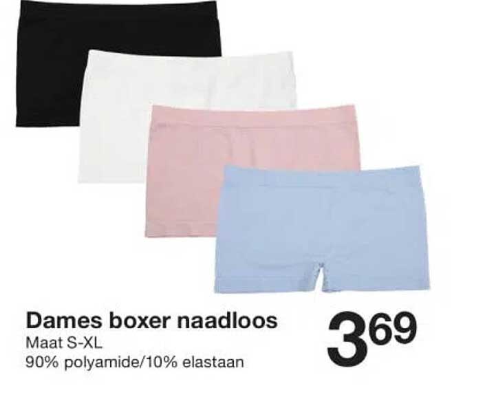 Dames boxer naadloos