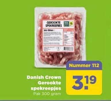 Danish Crown Gerookte spekreepjes Pak 360 gram Nummer 112
