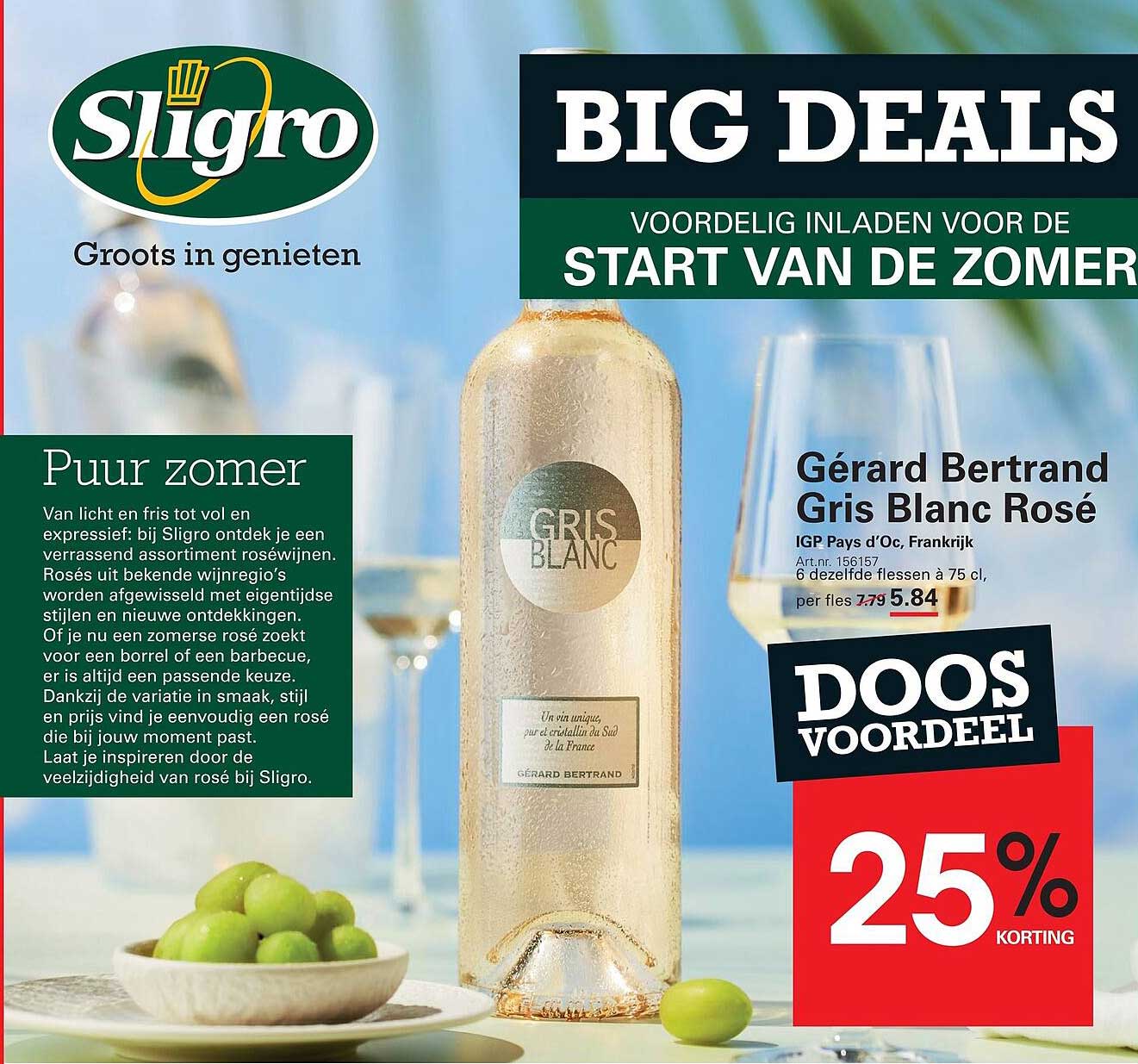 Gérard Bertrand Gris Blanc Rosé 25% korting