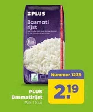 PLUS Basmati rijst