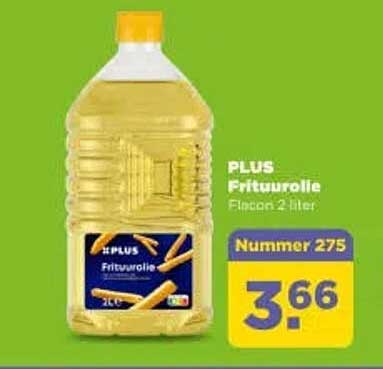 PLUS Frituurolie Fles 2 liter Nummer 275