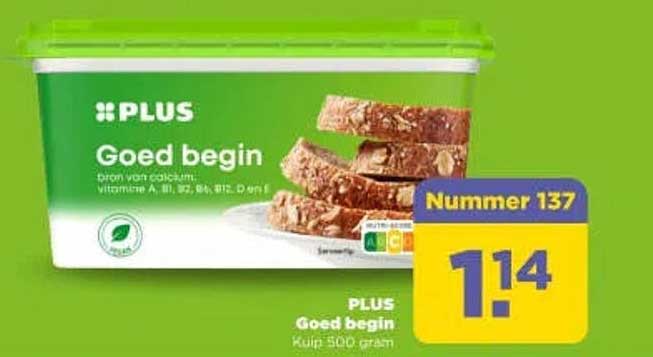 PLUS Goed begin Kuip 500 gram Nummer 137