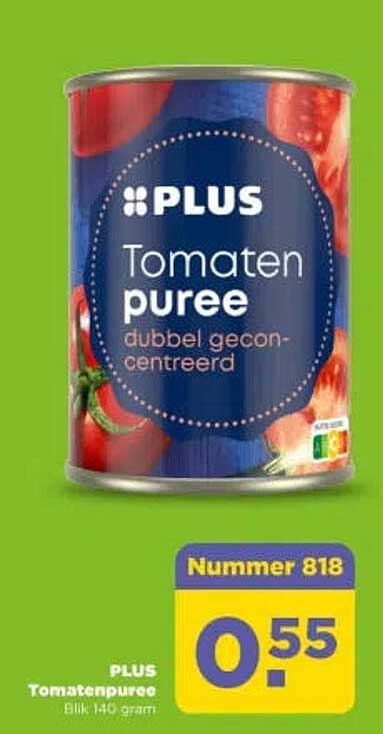 PLUS Tomatenpuree dubbel geconcentreerd