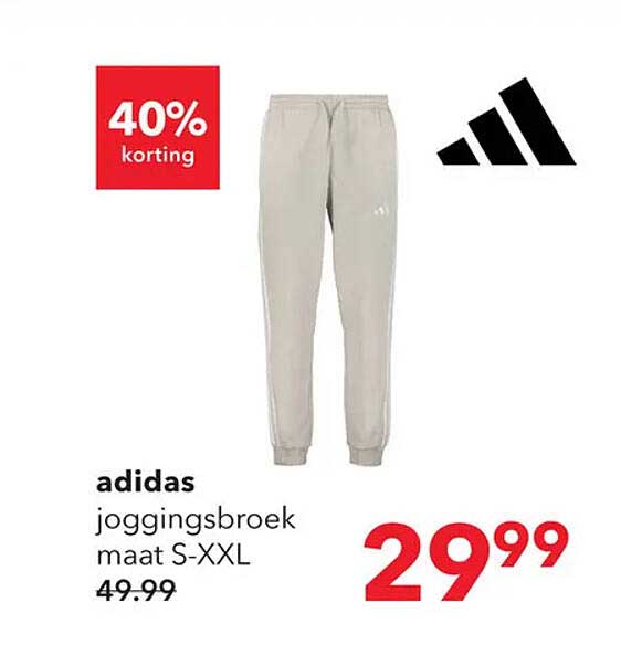 adidas joggingsbroek maat S-XXL
