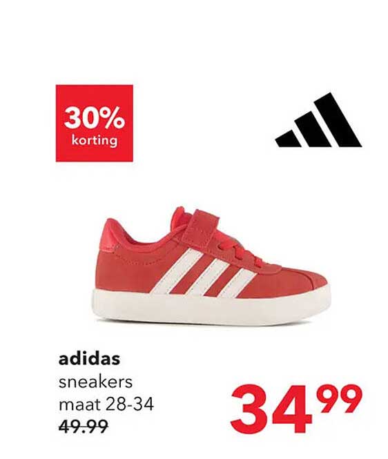 adidas sneakers maat 28-34