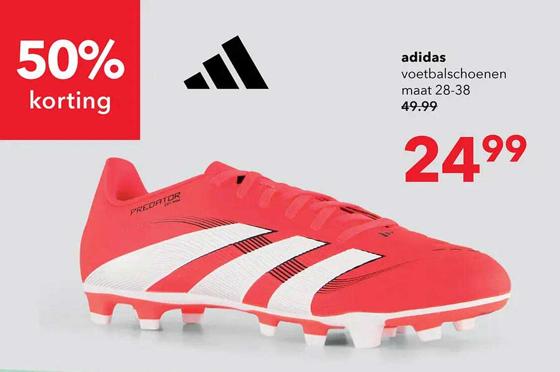 adidas voetbalschoenen maat 28-38