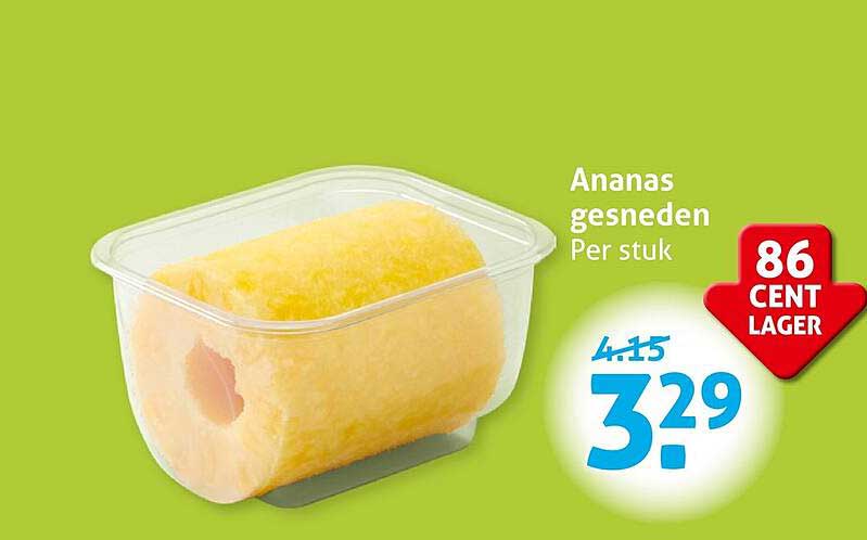 Ananas gesneden Per stuk