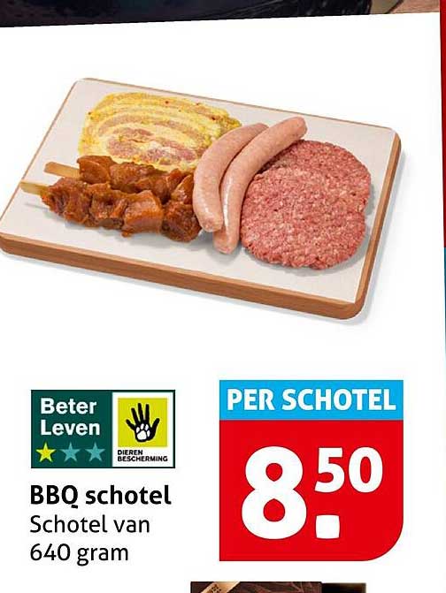 BBQ schotel