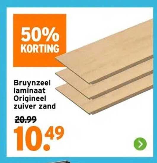 Bruynzeel laminaat Origineel zuiver zand