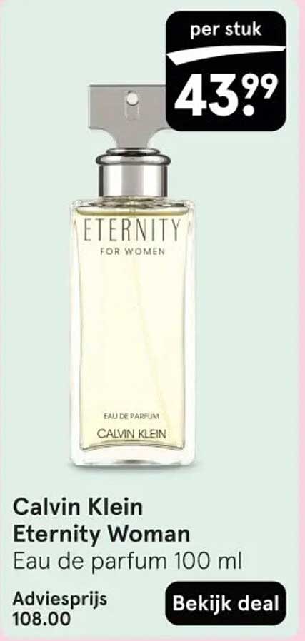 Calvin Klein Eternity Woman Eau de parfum 100 ml