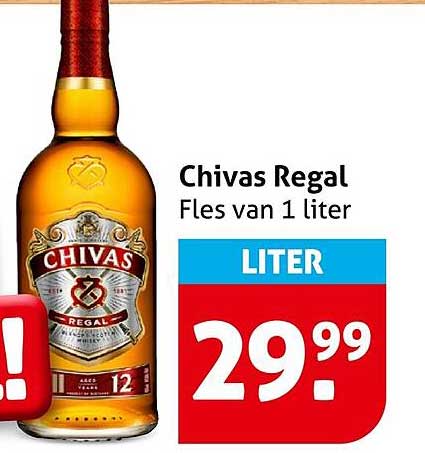 Chivas Regal Fles van 1 liter