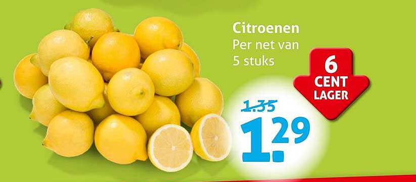 Citroenen Per net van 5 stuks