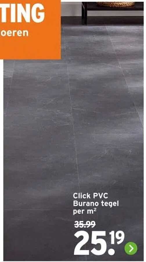 Click PVC Burano tegel per m²