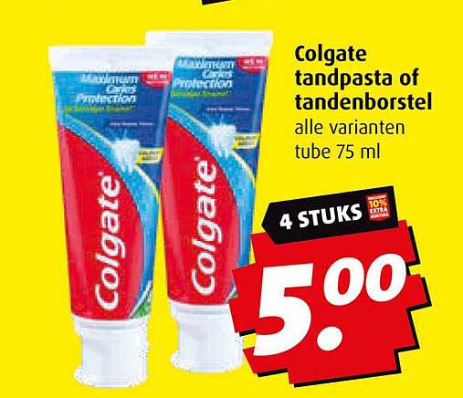 Colgate tandpasta of tandenborstel alle varianten tube 75 ml