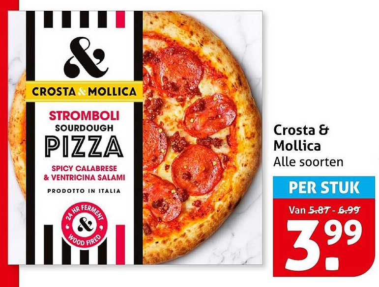 Crosta & Mollica Stromboli Sourdough Pizza - Alle soorten