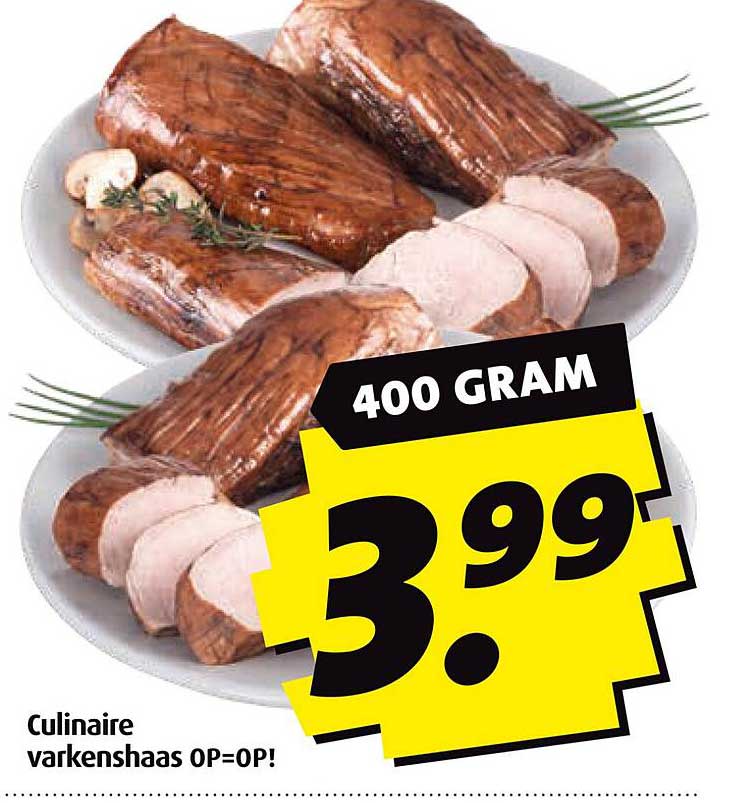 Culinaire varkenshaas OP=OP!