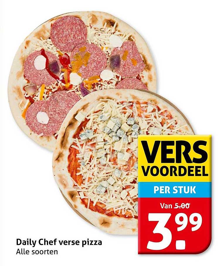 Daily Chef verse pizza - Alle soorten