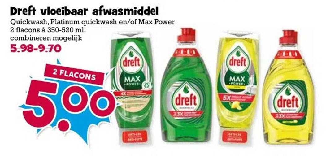Dreft vloeibaar afwasmiddel