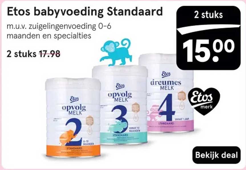Etos babyvoeding Standaard