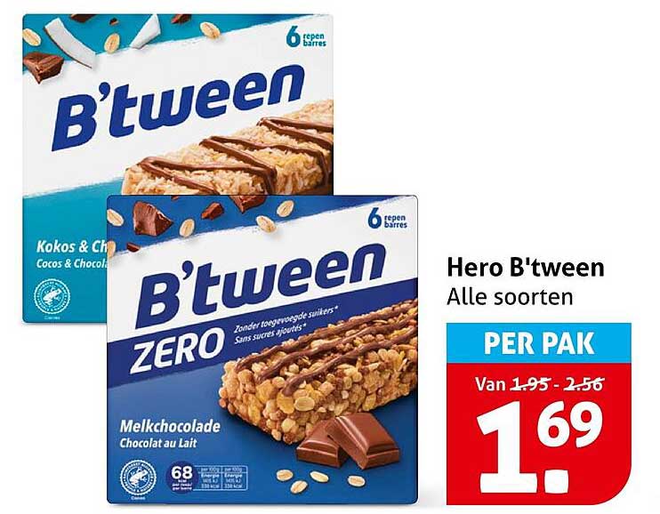 Hero B'tween Alle soorten