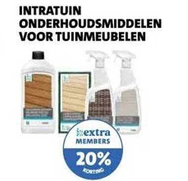 INTRATUIN ONDERHOUDSMIDDELEN VOOR TUINMEUBELEN