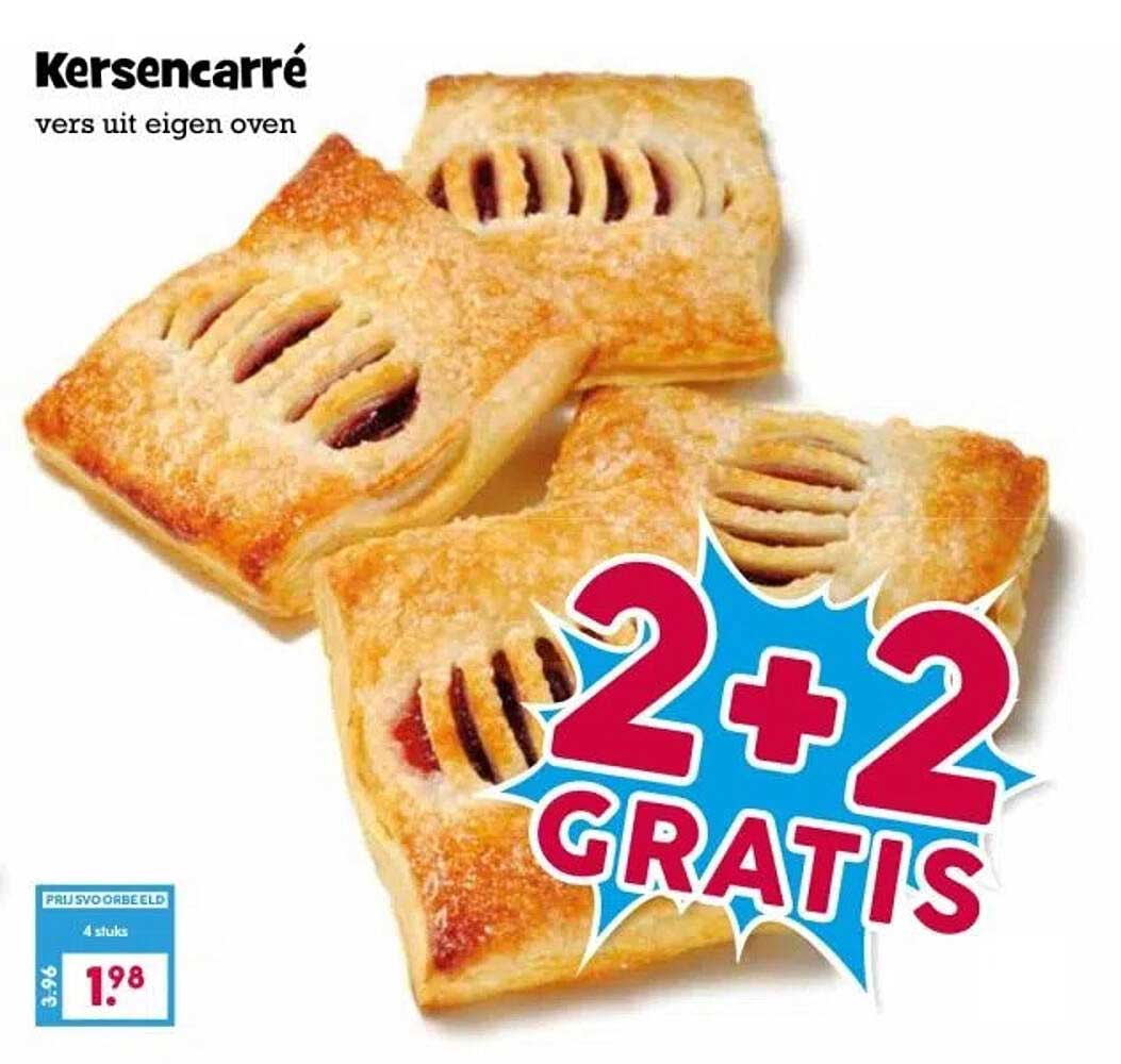 Kersencarré 2+2 GRATIS