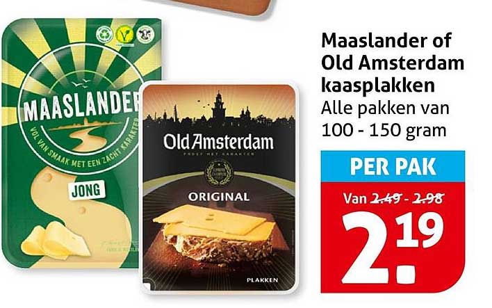 Maaslander of Old Amsterdam kaasplakken