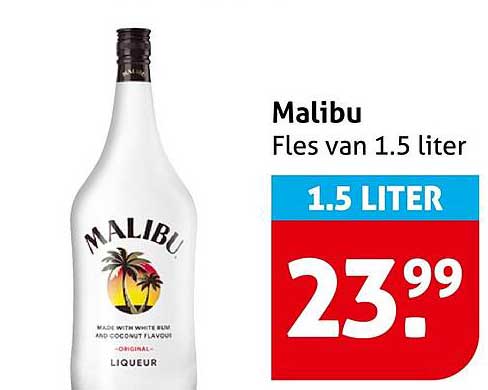 Malibu Fles van 1.5 liter