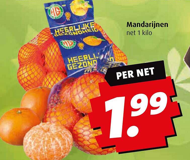 Mandarijnen net 1 kilo