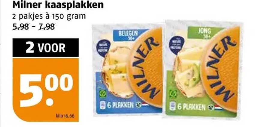 Milner kaasplakken