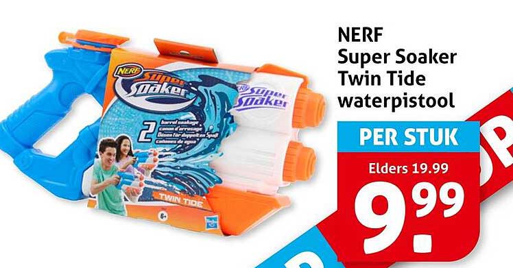 NERF Super Soaker Twin Tide waterpistool