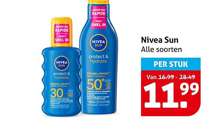 Nivea Sun Alle soorten