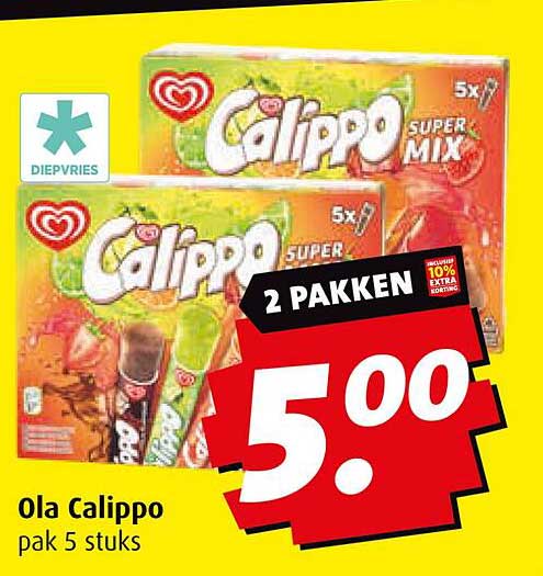 Ola Calippo pak 5 stuks