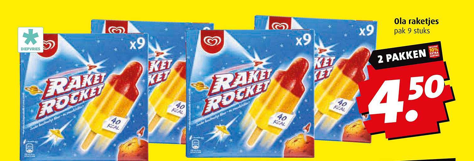 Ola raketjes pak 9 stuks