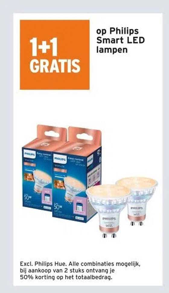 op Philips Smart LED lampen