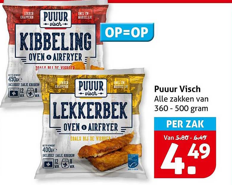 Puur Visch Kibbeliing en Lekkerbek