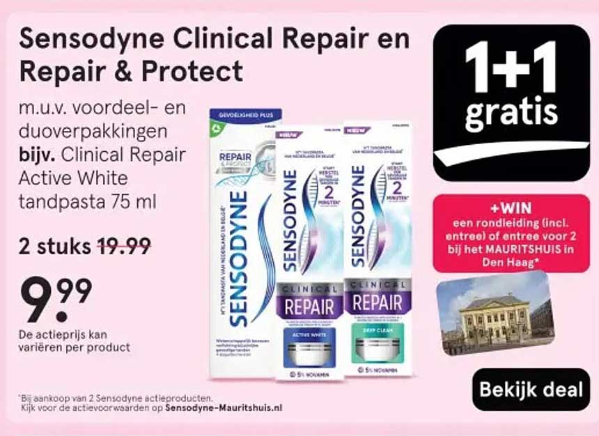 Sensodyne Clinical Repair en Repair & Protect