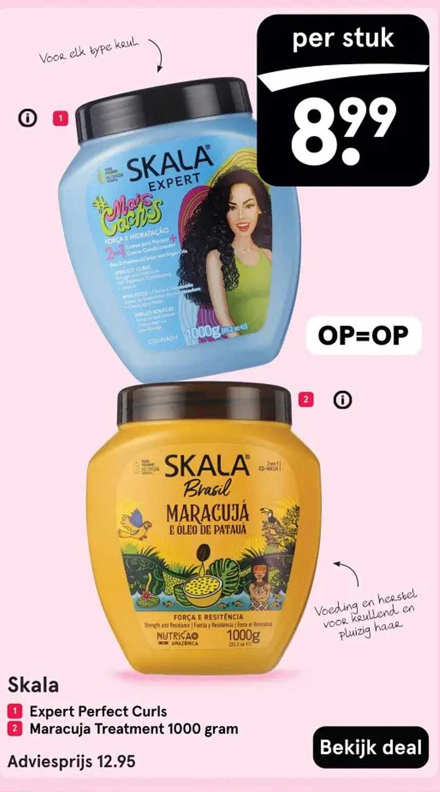 Skala Expert Perfect Curls & Maracujá Treatment 1000 gram