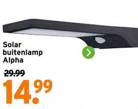 Solar buitenlamp Alpha