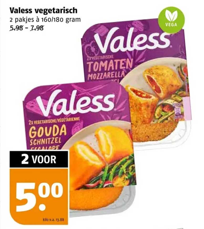 Valess vegetarisch 2 pakjes à 160/180 gram